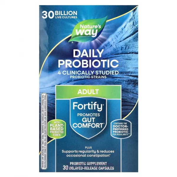 Nature's Way Fortify Daily Probiotic 30 Billion CFU ������� ��������� � �����������, 30 ���� ���