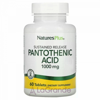 NaturesPlus Pantothenic Acid   