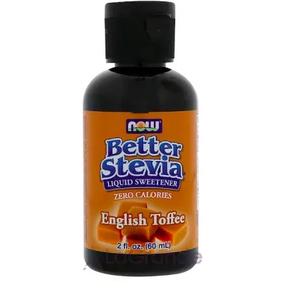 Now Foods Better Stevia English Toffee      