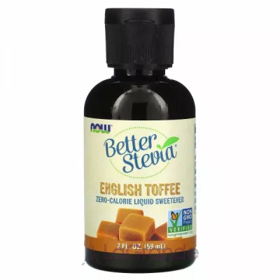 Now Foods Better Stevia English Toffee      