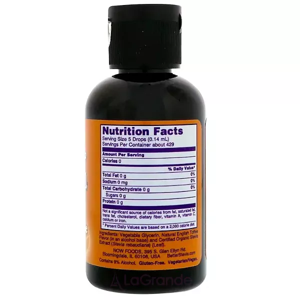 Now Foods Better Stevia English Toffee ������ ������������� � ������� ������������� 