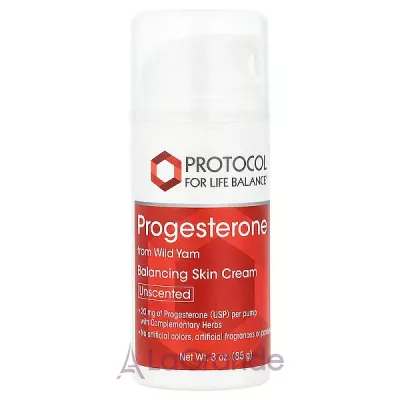 Protocol for Life Balance Progesterone Balancing Skin Cream Unscented     