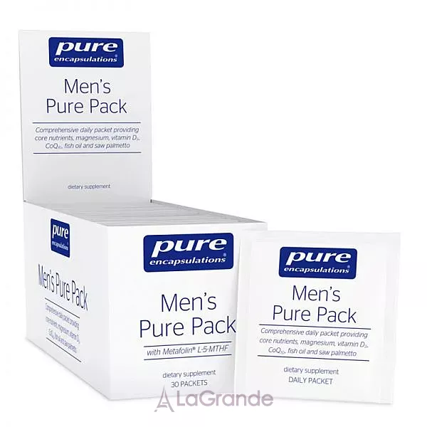 Pure Encapsulations Men's Pure Pack �������������-���������� �������� � ������� �� ������� D3 ��� �������