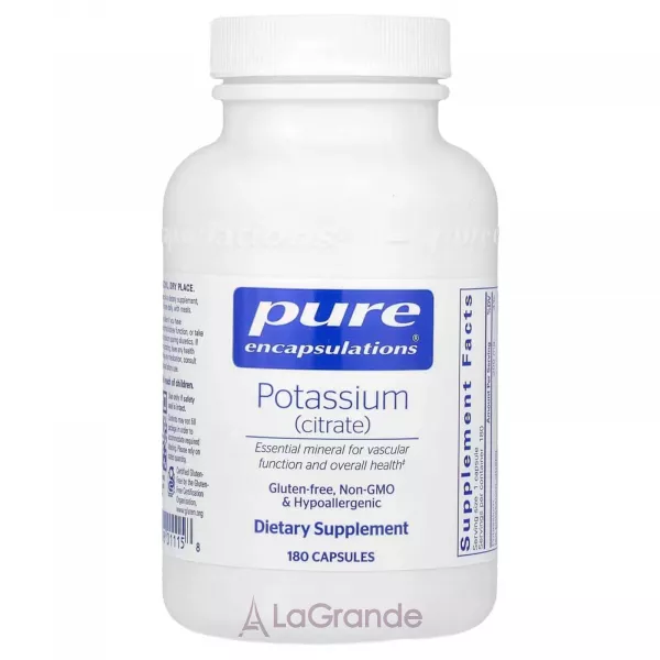 Pure Encapsulations Potassium (citrate) ĳ������ ������� 