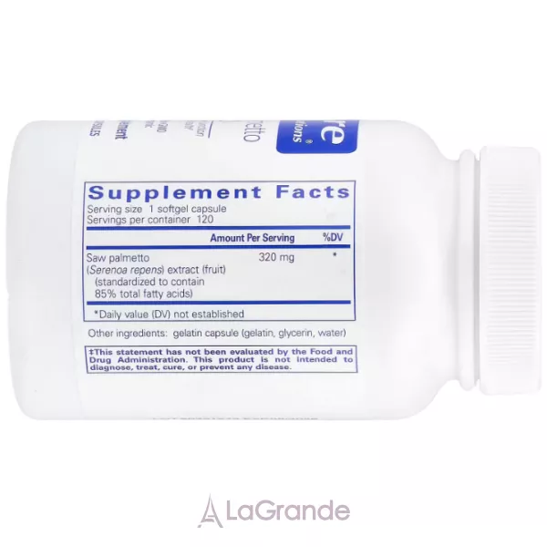 Pure Encapsulations Saw Palmetto 320 mg ����������� ������� 