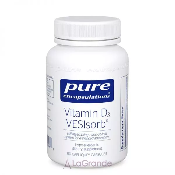 Pure Encapsulations Vitamin D3 VESIsorb ����������� ������� 