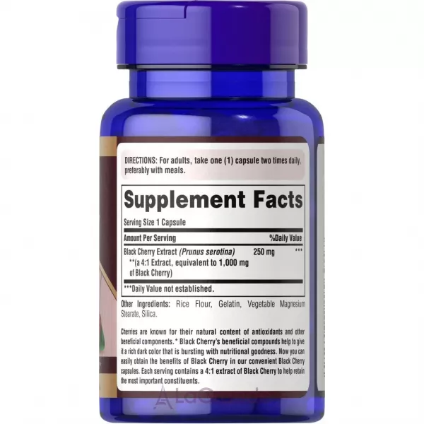 Puritan's Pride Black Cherry 1000 mg ĳ������ ������� 