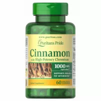 Puritan's Pride Cinnamon with High Potency Chromium 1000 mg ����������� ������� "������ � ������", 1000 ��