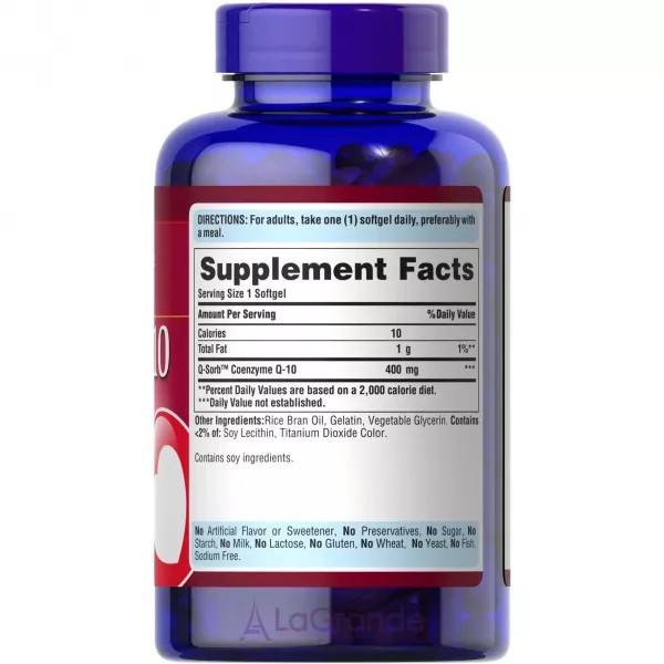 Puritan's Pride CO Q-10 400 mg ĳ������ ������� 