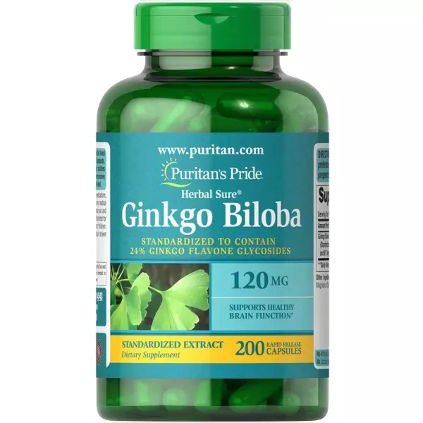 Puritan's Pride Ginkgo Biloba 120 mg ����������� ������� 