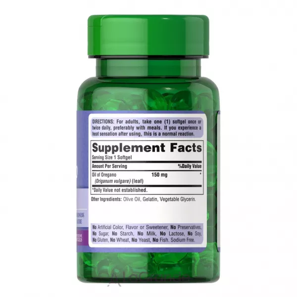 Puritan's Pride Oil of Oregano 150 mg ����������� ������� 