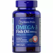 Puritan's Pride Omega-3 Fish Oil 1000 mg (300 mg Active Omega-3) ����������� ������� "�����-3 ����� ���", 1000 �� (300 �� ���������)