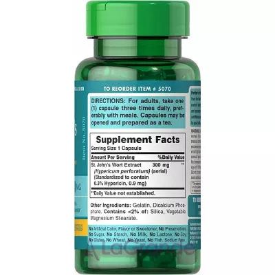 Puritan's Pride St.Johns Wort 300 mg ĳ      