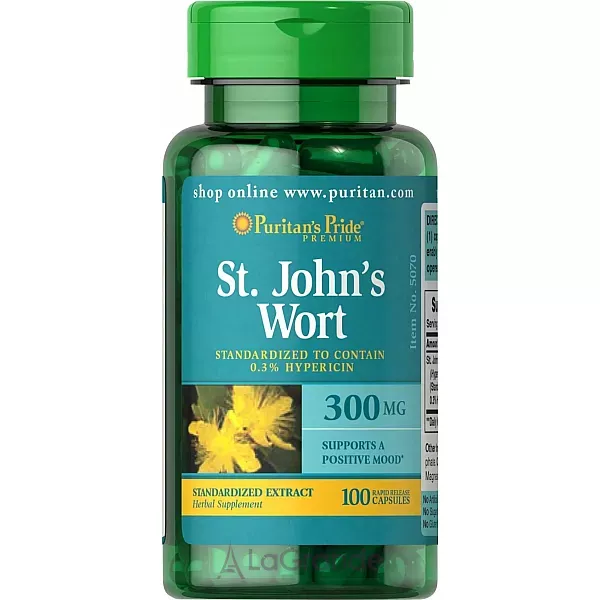 Puritan's Pride St.Johns Wort 300 mg ĳ������ ������� ��� �������� ������� ������� 