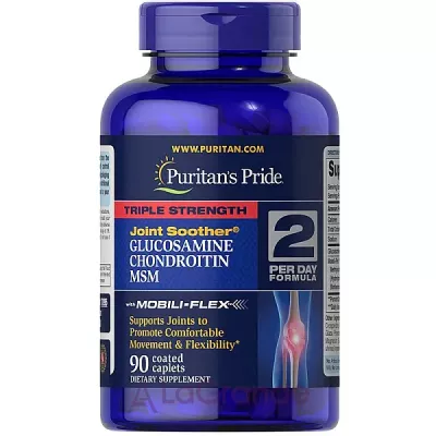 Puritan's Pride Triple Strength Glucosamine, Chondroitin & MSM Joint Soother ĳ    