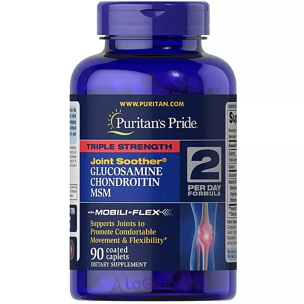 Puritan's Pride Triple Strength Glucosamine, Chondroitin & MSM Joint Soother ����������� ������� ��� �������� 