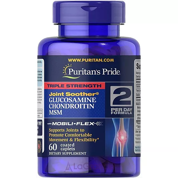 Puritan's Pride Triple Strength Glucosamine, Chondroitin & MSM Joint Soother ����������� ������� ��� �������� 