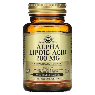 Solgar Alpha Lipoic Acid 200 mg ĳ     