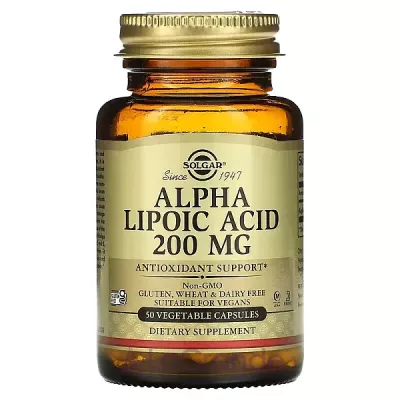 Solgar Alpha Lipoic Acid 200 mg ĳ     