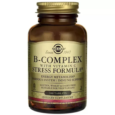 Solgar B-Complex With Vitamin C Stress Formula ĳ  