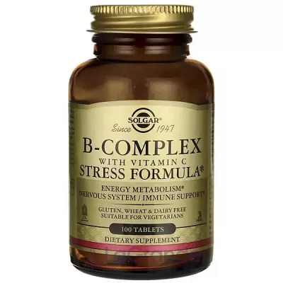 Solgar B-Complex With Vitamin C Stress Formula ĳ  