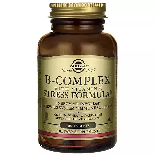 Solgar B-Complex With Vitamin C Stress Formula ĳ������ ������� 
