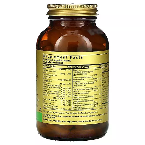 Solgar Formula V VM-75 Multiple Vitamins with Chelated Minerals �������������� 