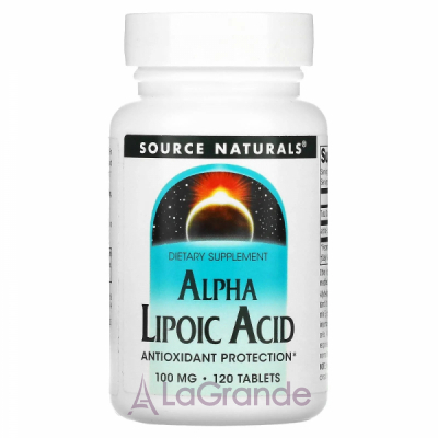 Source Naturals Alpha Lipoic Acid 100 mg ĳ     