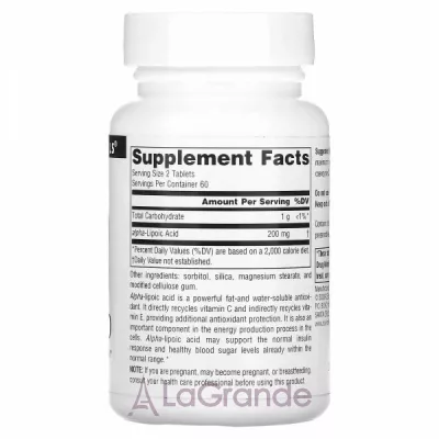 Source Naturals Alpha Lipoic Acid 100 mg ĳ     