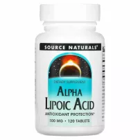 Source Naturals Alpha Lipoic Acid 100 mg ����������� ������� ��� ��������������� ������ "�����-�������� �������", 100 ��