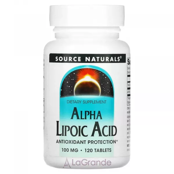 Source Naturals Alpha Lipoic Acid 100 mg ĳ������ ������� ��� ���������������� ������� 