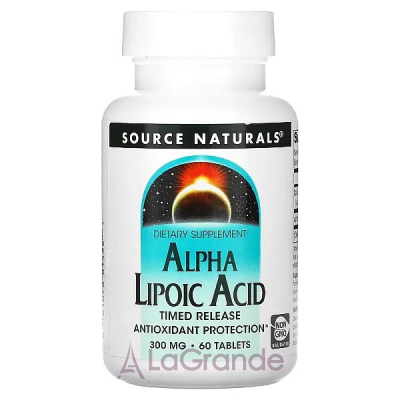 Source Naturals Alpha Lipoic Acid Timed Release 300 mg ĳ     