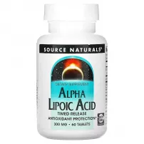 Source Naturals Alpha Lipoic Acid Timed Release 300 mg ����������� ������� ��� ��������������� ������ "�����-�������� �������", 300 ��