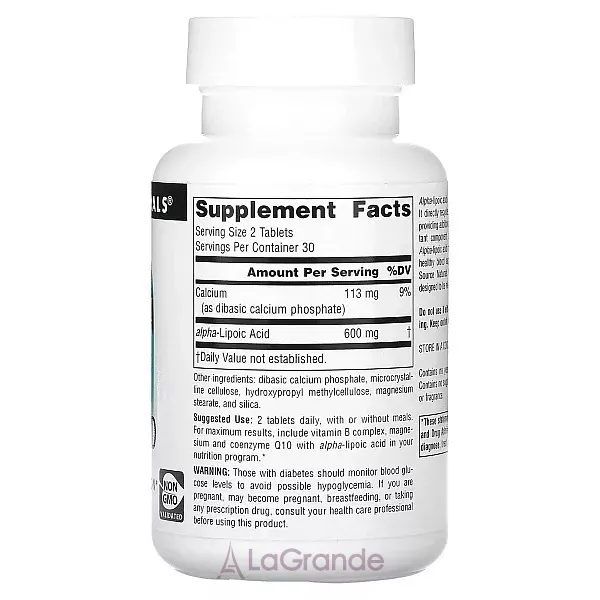 Source Naturals Alpha Lipoic Acid Timed Release 300 mg ĳ������ ������� ��� ���������������� ������� 