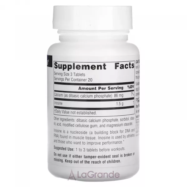 Source Naturals Inosine 500 mg ĳ������ ������� 
