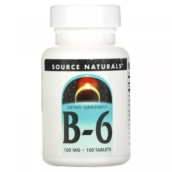 Source Naturals Vitamin B-6 100 mg ����������� ������� ��� ��������� �������� ������� 