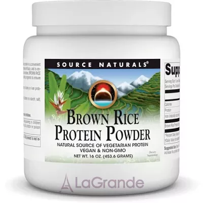 Source Naturals Brown Rice Protein Powder      ,  