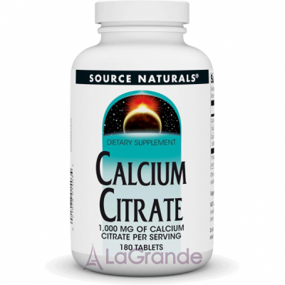 Source Naturals Calcium Citrate 1000 mg ĳ  