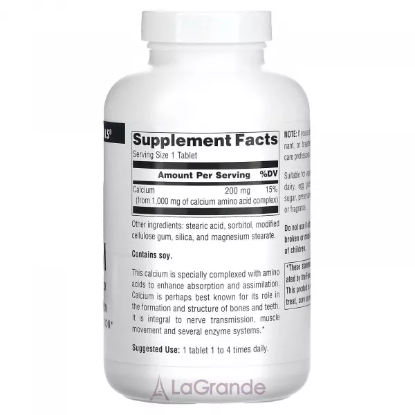 Source Naturals Calcium 200 mg ����������� ������� ��� �������� ������ 