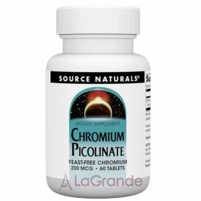 Source Naturals Chromium Picolinate 200 mcg   