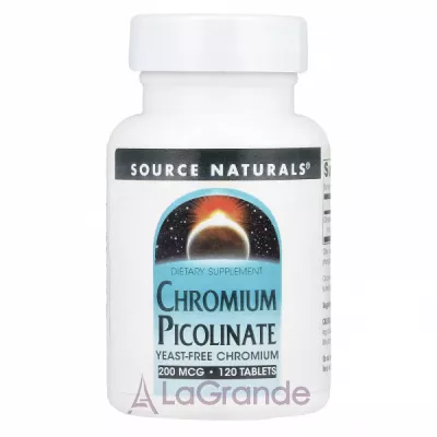 Source Naturals Chromium Picolinate 200 mcg   
