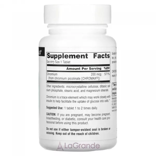 Source Naturals Chromium Picolinate 200 mcg ����������� ������� 