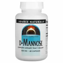 Source Naturals D-Mannose 500 mg ĳ������ ������� ��� �������� ������'� ������� ������ "D-�������", 500 ��