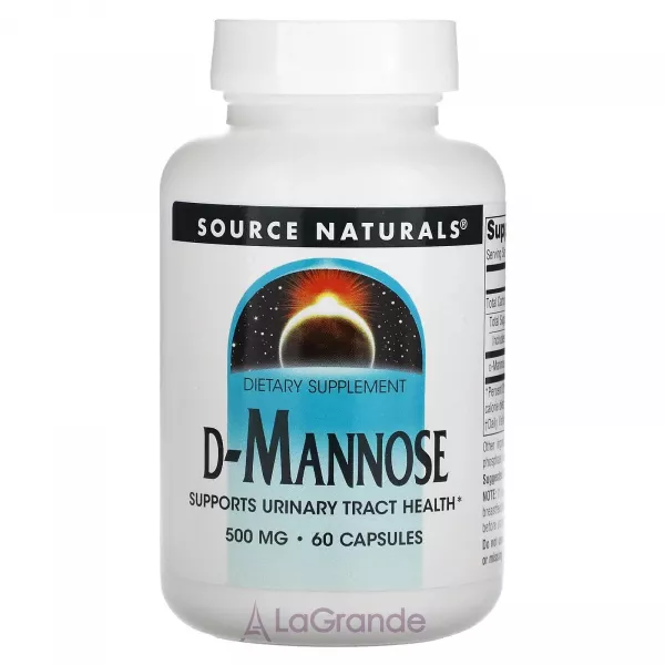 Source Naturals D-Mannose 500 mg ����������� ������� ��� ��������� �������� ������� ����� 