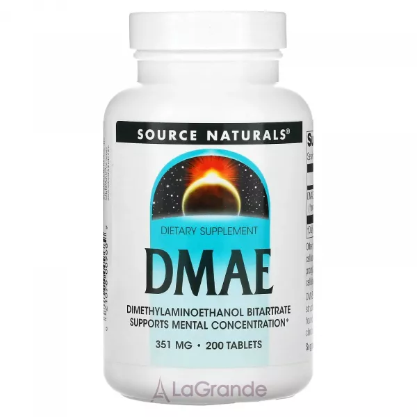 Source Naturals DMAE 351 mg ĳ������ ������� ��� ���������� �������� ������������ 