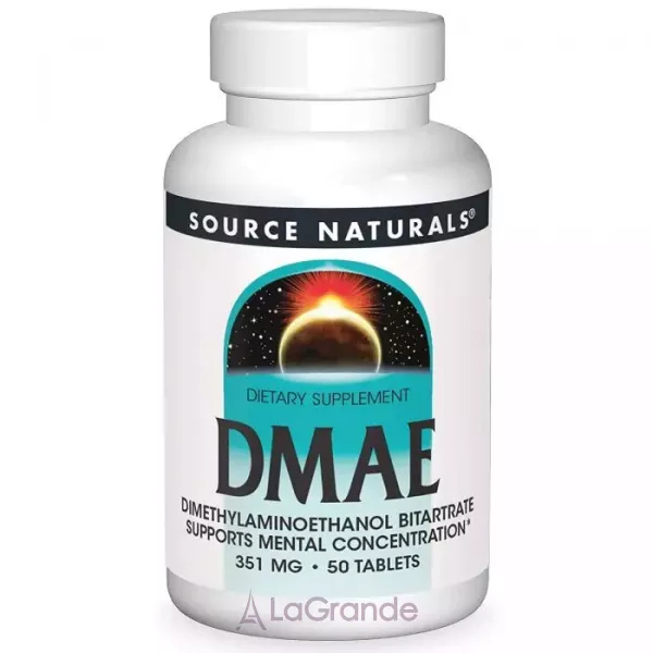 Source Naturals DMAE 351 mg ĳ������ ������� ��� ���������� �������� ������������ 