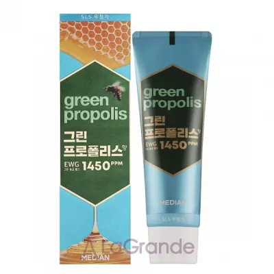 Median Green Propolis Pure Mint SLS Free Toothpaste        