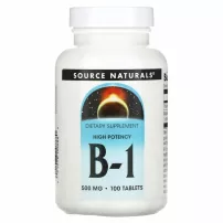 Source Naturals High Potency B-1 500 mg ĳ������ ������� "³���� B-1 ����", 500 ��