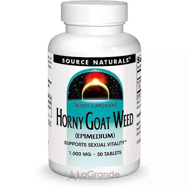 Source Naturals Horny Goat Weed 1000 mg ĳ������ ������� ��� �������� ������� ���������� ��������� 