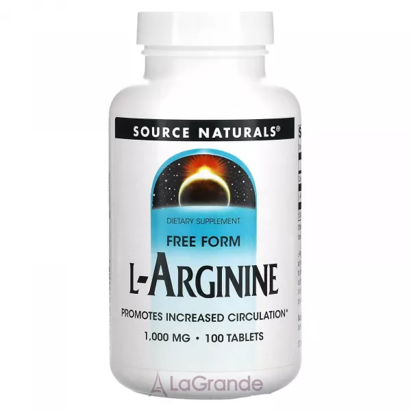 Source Naturals L-Arginine Free Form 1000 mg ĳ������ ������� 